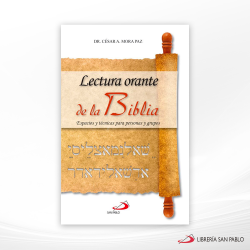 LECTURA ORANTE DE LA BIBLIA – SAN PABLO