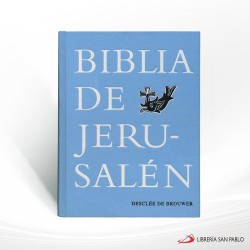 NUEVA BIBLIA DE JERUSALEN MANUAL TELA AZUL CIELO – DDB