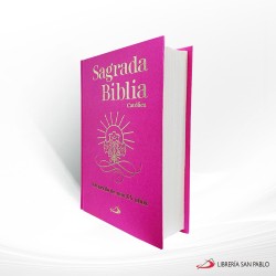 SAGRADA BIBLIA XV AÑOS COLOR ROSA – SAN PABLO